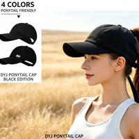 Casquette de baseball personnalisée brodée pour femme, ajustable, à visière ouverte, respirante, protection solaire, style sport et mode, vente en gros
