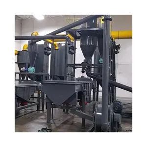 a 1ton invest recycling plant Waste lithium battery crusher separating sorting machine