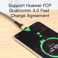 Nuevo producto chapado en oro PD 60W Super Cable de carga 3.3ft Tipo-C Cargador para SAMSUNG Nylon Usb C Línea de datos para Samsung Laptop
