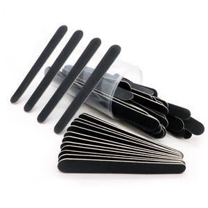 80 unidades/barril, limas de uñas de madera mini de 9 cm, coloridas, de doble cara, para lijado y pulido, herramientas desechables para pedicura y manicura - Product Image 3