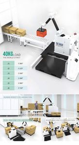 Robot de Paletización, Paletizador Cobot para Fábricas Pequeñas, Apilamiento Automático de Cajas de Cartón - Product Image 4