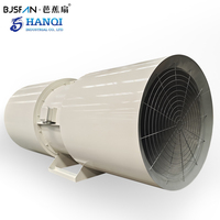 Ventilateur axial industriel haute performance à haut rendement pour tunnels routiers, 380V
