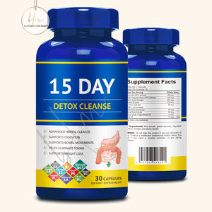 Fabricant de suppléments Comprimés Colon <span class=keywords><strong>Foie</strong></span> Poumon Détoxification 15 jours Capsules Nettoyage et Détoxification Supplément - Product Image 1