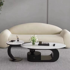 Muebles de hotel modernos, pequeño apartamento, mesa de <span class=keywords><strong>centro</strong></span>, luz superior de mármol, sala de estar de lujo, mesa de <span class=keywords><strong>centro</strong></span> de diseño para el hogar con cajones - Product Image 3