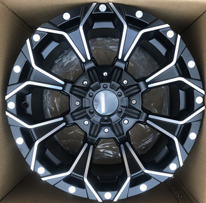 ล้ออัลลอยด์อะลูมิเนียมปลอมแบบใหม่สำหรับรถออฟโรด สีไฮเปอร์แบล็ค สำหรับมิตซูบิชิ <span class=keywords><strong>ปา</strong></span><span class=keywords><strong>เจ</strong></span>โร V73/ชีตาห์/เกรทวอลล์ แทงค์ BAIC BJ40/ฮาวาล - Product Image 4