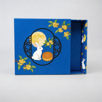 Boîte d'emballage pliable de luxe haut de gamme, personnalisée, pour cadeaux et gâteaux de lune