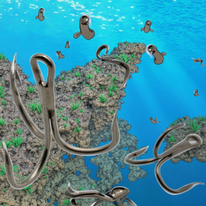 Thép carbon cao số lượng lớn treble câu cá móc siêu mạnh mẽ cho cá chép cá hồi cá thu Pike nước mặn Float câu cá lures - Product Image 2