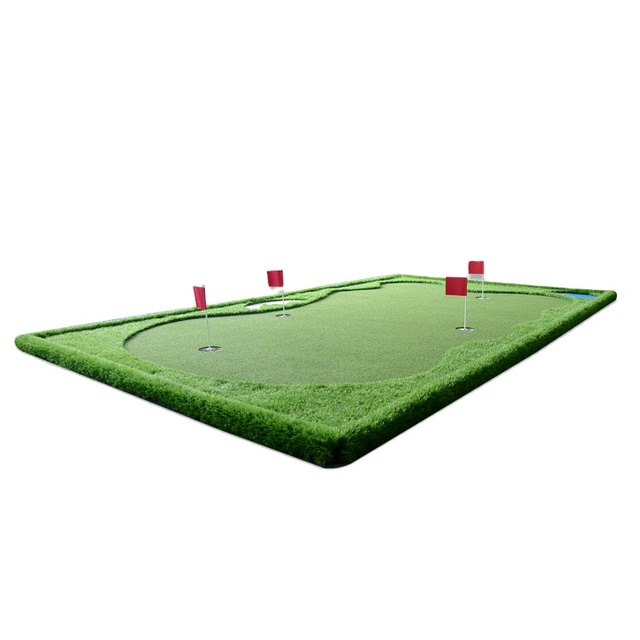 SXL Popular Indoor Outdoor Putting Practice Mat Portable Golf Green Simulator Artificial Grass EVA Foam 1.5m X 3m Mini Golf