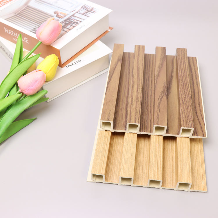 Waterproof and Fireproof Fluted WPC Wall Panel for Interior Office and ...