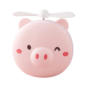 Specchio cosmetico ricaricabile portatile a LED Mini luce di riempimento specchio cosmetico a ventaglio - Product Image 1