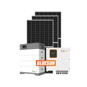 Complete Set 10Kw 15Kw 20KW Solar Panels System 5000 W On Off Grid Solar System 5000 Watts Solar Energy Home System 30KW