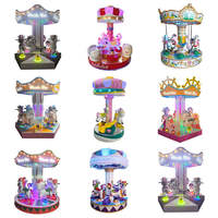 Manège pour enfants avec lumières LED, musique, rotation, sûr, durable, de haute qualité, professionnel, amusant