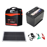 Électrificateur de clôture électrique portable Lydite à énergie solaire, étanche, avec batterie et design écologique pour l'élevage et l'utilisation en extérieur