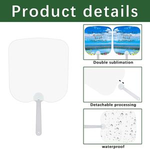 Wholesale <b>Blanks</b> Sublimation to Sublimate Fan Hand Held Fans - Product Image 4
