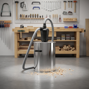 Yunitool 60L Séparateur de poussière cyclonique manuel en plastique pour fûts, <span class=keywords><strong>kit</strong></span> d'aspiration humide/sèche à haut débit avec poignées, grande capacité, pré-séparation robuste - Product Image 5