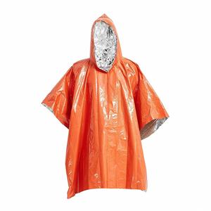 Poncho de survie d'urgence imprimé avec logo personnalisé, couverture imperméable, ponchos de pluie qui vous gardent au sec et au chaud pour les activités de plein air - Product Image 3