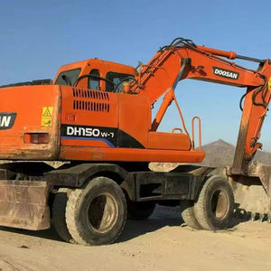 Excavadora Doosan de ruedas usada, mantenimiento en excelentes condiciones, máquina excavadora Doosan de ruedas usadas, en stock, a la venta, en el estado de la venta, en el estado de venta, de la marca Doosan, de la marca - Product Image 1