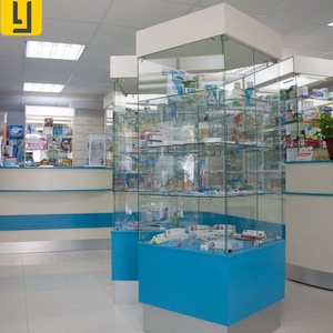 Pharmacie moderne en acier inoxydable de haute qualité personnalisée vitrine verrouillable avec vitrine - Product Image 4