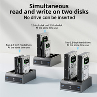 FIDECO 3 Baie 2.5 3.5 SATA vers Usb3.0 Clone Externe Tout en Un Station D'accueil HDD Clonador De Disco Duro