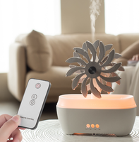 Diffuseur d'arômes électrique et humidificateur d'air au design moulin à vent, innovation unique 2024, prix usine OEM