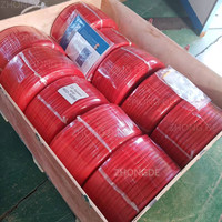 Lèvre d'essuie-glace en caoutchouc rouge de haute qualité et durable pour système d'opération télescopique de capot de machines-outils CNC