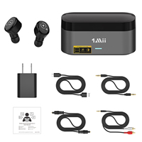 Écouteurs sans fil TWS 1Mii 2,4 GHz à réduction de bruit avec transmetteur, portée supérieure à 10 m pour TV
