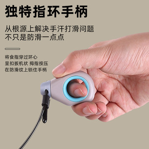 เชือกกระโดดไร้สาย 2.5 ม. ความยาวตามต้องการ สำหรับเด็กและการฝึกสอบระดับมัธยม พร้อมด้ามจับสีน้ำเงินและแกนลวดเหล็ก - Product Image 4