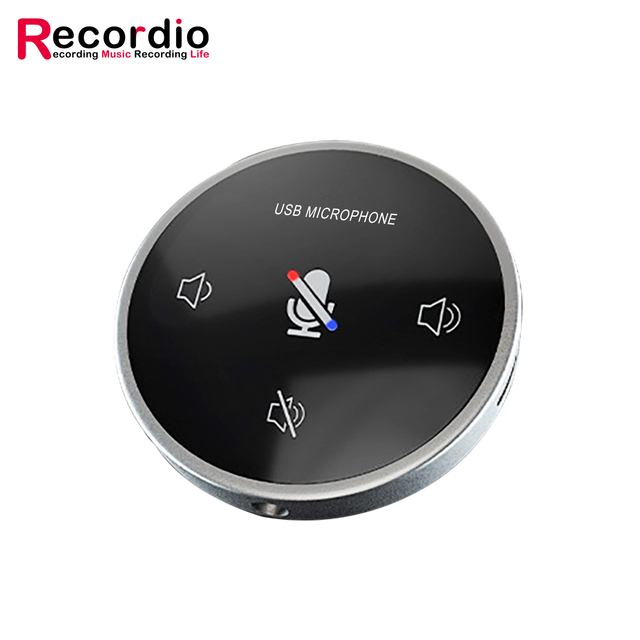 GAM-UM08 USB Omnidirectional Conference Microphone with 360 Degree Sound Reception and Quick Mute Option