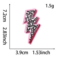En stock : Patchs brodés à paillettes étoiles de 6 cm, thermocollants, pour sacs à dos, chapeaux et décoration de vêtements