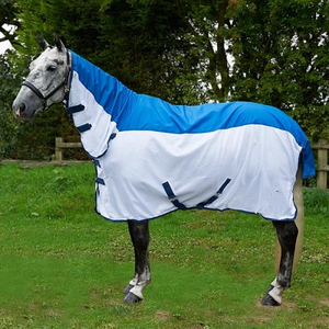 Tapis anti-mouches en maille respirante pour chevaux Conception en polyester léger Idéal pour les mouches d'été et la protection UV à l'extérieur - Product Image 3