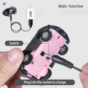 Mini <span class=keywords><strong>Auto</strong></span> RC Elettronica, Simpatica <span class=keywords><strong>Auto</strong></span> Telecomandata a Forma di Orologio, Ricaricabile, 2.4G, Giocattolo per Bambini - Product Image 3