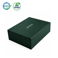Boîte à fermeture magnétique avec laminage mat haut de gamme, boîte rigide en carton pliable, boîte cadeau pour réunion d'affaires, événement annuel