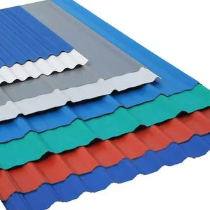 Tegola in acciaio colorato per costruzione di edifici ppgi lamiera di copertura in lamiera ondulata rivestita di colore - Product Image 2