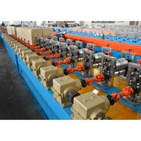 Entraînement de boîte de vitesses 45mm 55mm 77mm PU Foamed Roller Shutter Door Slat Roll Forming Machine