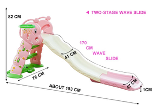 Multicolore multi-combinaison Enfants <span class=keywords><strong>Mini</strong></span> Enfants Toboggans En Plastique Animaux Glissière - Product Image 2