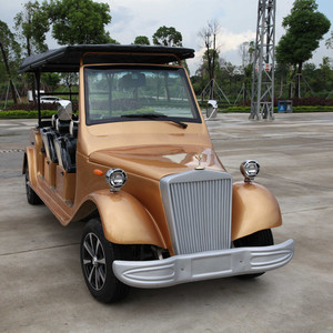 Voiture électrique de tourisme style vintage 6 places pour parcs, hôtels et complexes hôteliers - Product Image 1