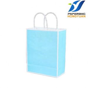 Paper Bag with Handle Shopping Bag for Bakery Retail Store Logo Printed for Paper Bag - Product Image 6