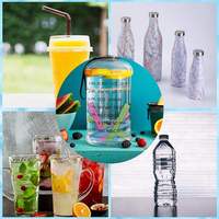 Glaçons en plastique Bâtons de glace de refroidissement réutilisables Bouteille d'eau congelable colorée Tiges de refroidissement pour boissons Bâtons de glaçons réutilisables
