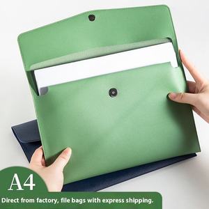 Custom Logo A4 PU Leather <b>Document</b> Folder Magnetic Closure Business Portfolio Organizer Promotional Gift Wholesale - Product Image 3