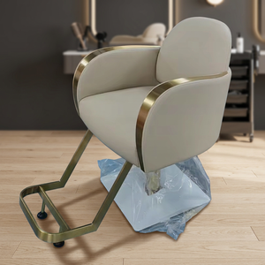 Silla de peluquería, silla especialmente diseñada para peluquerías, silla para peinar, silla para cortar el cabello, elevable y giratoria, elegante. - Product Image 1