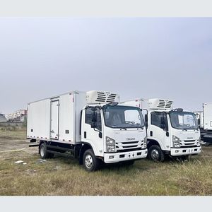 Brand New for KV100 4x2 8ton Diesel Euro 5 Cummins Refrigerated Reefer Van Truck Freezer Body Cold Room - Product Image 1