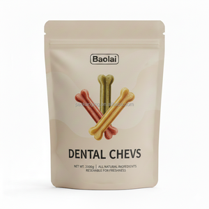 Bolsa de Plástico Impresa Personalizada <span class=keywords><strong>con</strong></span> Base Plana para Golosinas y Snacks para Perros, 200g 500g - Product Image 6