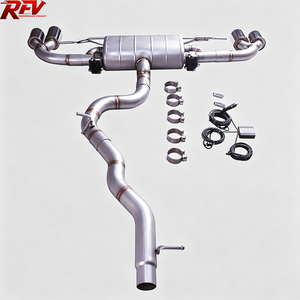 Système d'échappement Catback à valve en acier inoxydable 304 pour <span class=keywords><strong>Audi</strong></span> <span class=keywords><strong>TT</strong></span> TTS MK2 2.0T <span class=keywords><strong>3</strong></span>.2T à quatre roues motrices, épaisseur 1,5 mm, garantie 1 an - Product Image 4
