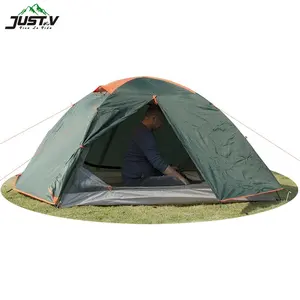 3-4 Personen Kamperen Snel Open Opblaasbare Tent Waterdichte Grote Instant Familie Tenten Multi-Room Camping Buitentent