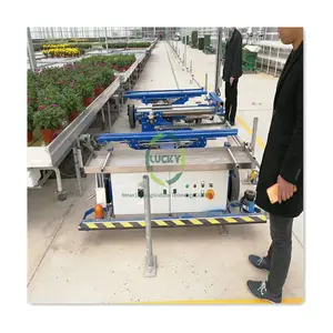 Good Quality Agricultural Automatic Grow Tables 1800 Sqm Greenhouse Ebb And Flow Rolling Benches