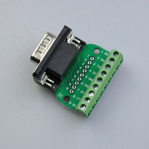 Оптовая продажа с завода: Зеленый адаптер-терминал <span class=keywords><strong>DB9</strong></span> на 9-контактный RS485/RS422/RS232 (9-контактный последовательный порт <span class=keywords><strong>DB9</strong></span>) - Product Image 1