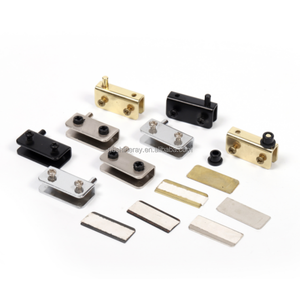Thép Đen 40x12x15mm có thể điều chỉnh cửa kính Bản lề kẹp Độ dày <span class=keywords><strong>pivot</strong></span> bản lề clip cho bệnh viện phòng ngủ phòng tắm nhà bếp (3 - Product Image 5