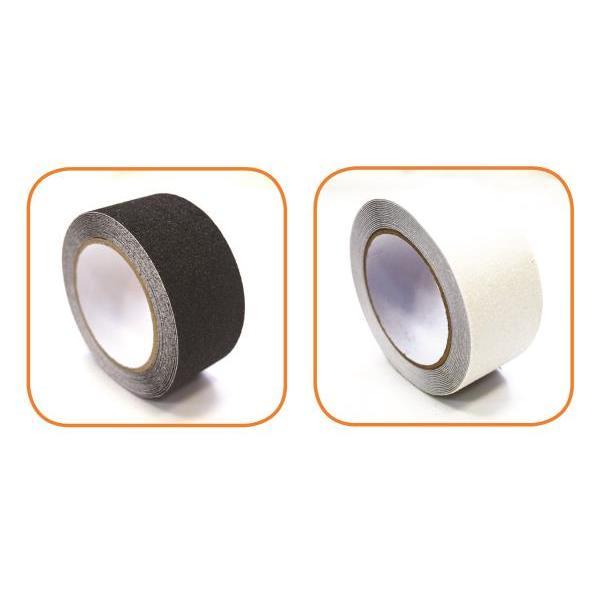 Anti-Slip Tape Adhesive Tapes Black And White 50mm X 10m For Floor Safety And Grip Enhancement