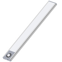 Bande lumineuse LED à détecteur de mouvement, dimmable, lumineuse, rechargeable par USB, sans fil, à coller, veilleuse pour placard, télécommande magnétique