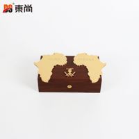 Étui à lunettes de soleil en bois MDF rectangulaire fait main avec logo personnalisé de luxe en gros DS